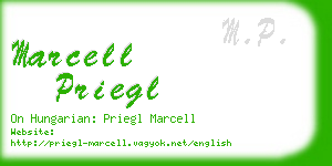 marcell priegl business card